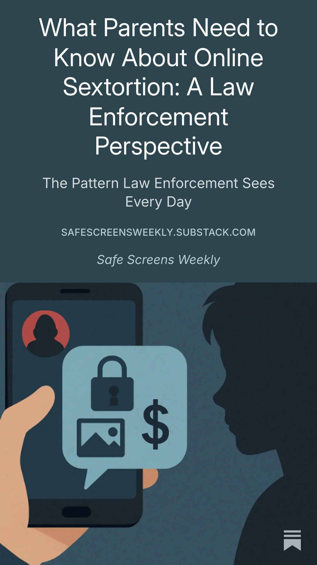 Lock and dollar sign representing online sextortion risks