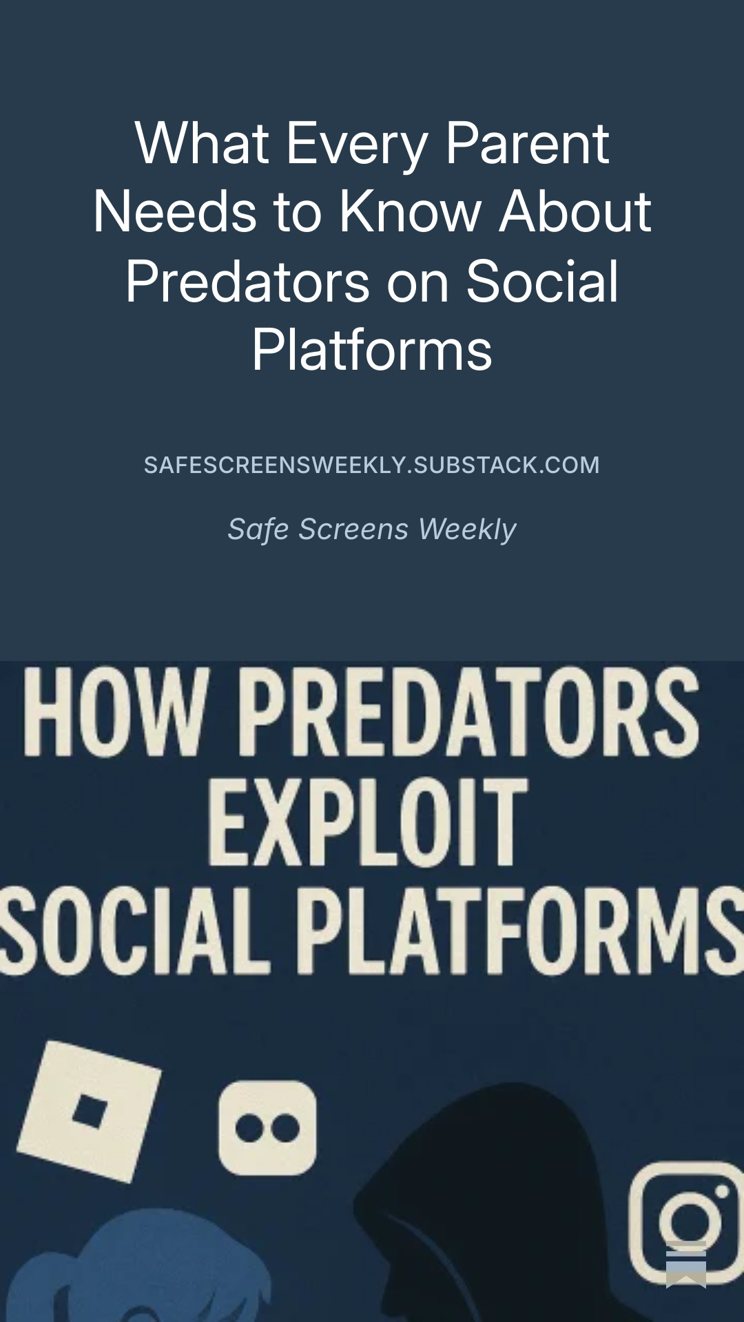 Icons of social platforms representing kids' online environments